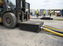 Dark Gray Premium Modular Hose Ramp Block for Large Diameter Hoses - 450 x 400 x 160 mm with 44 Tonnes Max Load