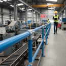 Dark Slate Gray Premium Long Tee Key Clamp for 42.4mm Tubes - Heavy Duty 90° Connection for Guardrails