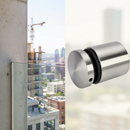 White Smoke Premium 316 Stainless Steel Glass Stand Off 50mm Deep for 8-22mm Glass Applications