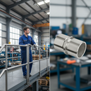 Dim Gray Premium 304 Stainless Steel Tube Connector for 48.3mm x 2mm Tubing - Durable and Reliable Connection Solution