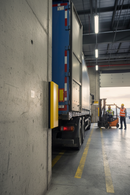 Dim Gray Premium Nylon Faced Dock Bumper 450mm x 265mm x 125mm - Durable Impact Protection for Loading Docks
