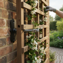 Dark Slate Gray Premium Threaded Adjustable Bracket with 12mm Stud - Dimensions 135 x 75 x 5mm for Versatile Mounting Solutions