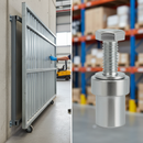Dark Gray Premium Spare Spacers for Gate Track - Industrial Grade Compatibility and Durability