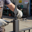 Dark Gray Premium Industrial Railhead 162mm x 48mm x 30mm for Heavy-Duty Applications - High-Quality Professional Grade for Industrial and Commercial Applica...