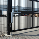 Dark Gray Premium Hydraulic Gate Closer for 180° Hinges - Adjustable Speed for Left or Right Turning Gates, Suitable for 150KG Gates