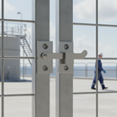 Light Gray Premium Heavy Duty Gate Latch for 48.3mm Tube with Durable 316 Stainless Steel Construction