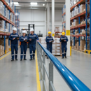 Dark Gray Premium 40mm x 8mm Plastic Handrail Capping in Blue - 25m Coil with Durable Features