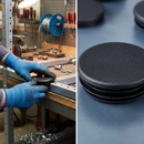 Dark Slate Gray Premium Plastic End Cap for 60mm Diameter Tube with Wall Thickness Compatibility of 1.0 - 3.0mm