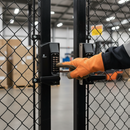 Black Premium Heavy Duty Code Lock with Back to Back Keypads for Gates 30-60mm - High-Quality Professional Grade for Industrial and Commercial Applications