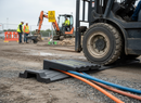 Dark Slate Gray Premium Hose and Cable Ramp - Heavy Duty 550 x 300 x 135 mm, 44 Tonnes Capacity for Cable Protection