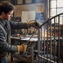 Dark Slate Gray Premium Uneven S Scroll 120mm x 355mm with 12mm x 6mm Flat Bar for Decorative Ironwork