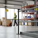 White Smoke Premium Mild Steel Tubular Handrail Standard with 75mm Diameter and 550mm Ball Centres for 42.4mm Tube