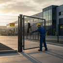 Dim Gray Premium Hydraulic 180° Gate Closer and Double Bearing Hinge - Adjustable Speed and Pressure for Gates up to 150KG