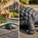 Dark Slate Gray Premium Weldable Cast Steel Tortoise Badge - 120mm x 75mm Dimensions for Durable Identification