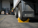 Black Premium Heavy Duty Vehicle Wheel Chock - Solid Rubber Construction, 250 x 190 x 200 mm, 44 Tonnes Max Load