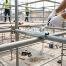 White Smoke Premium Double Screw Splice Lock for 48.3mm Tubes with Zinc Plated Finish for Corrosion Resistance