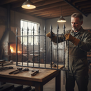 Black Premium 12mm Twisted Bar 1m Long - High-Performance Steel for Versatile Applications