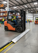 Dark Gray Premium Heavy Duty Hose and Cable Ramp Accessory with Aluminium Edge for Enhanced Durability and Stability