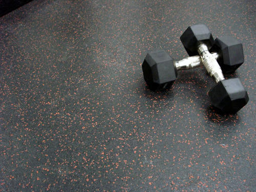 Dim Gray Commercial Rubber Mats For Gym Flooring