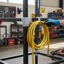 Black Premium Straight Hook Square Key Clamp for 25mm Box Section - Easy Access Chain Removal