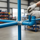 Dark Sea Green Premium 3 Way Side Outlet Tee for 26.9mm Tube - Versatile Upright Socket for Stalls and Frames