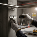 Black Premium Handrail Support Plate for 42.4mm Mild Steel with Self Colour Finish for Enhanced Stability and Support