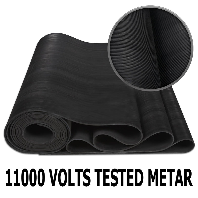 Dark Slate Gray Standard Electrical Rubber Matting Roll for Reliable Protection