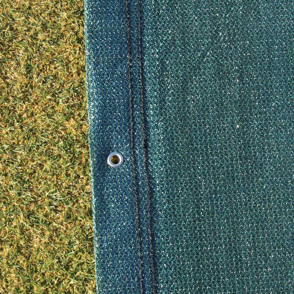 Dark Slate Gray Durable Bowl Turf Protection Mat with Reinforced Brass Eyelets