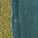 Dark Slate Gray Durable Bowl Turf Protection Mat with Reinforced Brass Eyelets