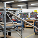 Dark Gray Premium Heavy Duty 304 Stainless Steel Tube 3 Metres Long with 42.4mm Diameter and 2.5mm Wall Thickness for Industrial Applications