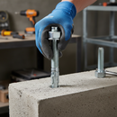 Dark Slate Gray Premium Zinc Plated Through Bolt M12 x 100mm - Torque Controlled Fixing for Non-Cracked Concrete