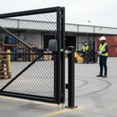 Gray Premium Wireless Safety Edge Sensor Base Receiver for Sliding Gates - High-Quality Professional Grade for Industrial and Commercial Applications
