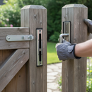 Dim Gray Premium Stainless Steel Keep for Wooden Posts 40-60mm - Robust Insert Lock Solution
