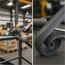 Dark Slate Gray Premium 50 x 10mm Scroll End for Versatile Applications and Easy Installation - High-Quality Professional Grade for Industrial and Commercial Appli...