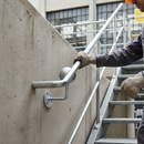 Dark Sea Green Premium Tubular Handrail Bracket for 48mm Tube - Fully Galvanised for Durability and Strength