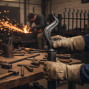 Black Premium Flame Railhead 178mm x 82mm x 35mm for Heavy Duty Applications - High-Quality Professional Grade for Industrial and Commercial Applications