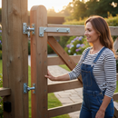 Dark Slate Gray Premium Adjustable Gate Hinge M24 x 135mm Thread for Heavy Loads Up to 700kg - High-Quality Professional Grade for Industrial and Commercial Applic...