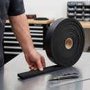 Dark Slate Gray Plain Expanded Neoprene/EPDM Sponge Strip – Non-Adhesive Closed-Cell Rubber – 10m Roll
