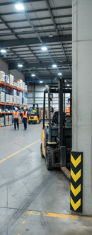 Dark Gray Premium Rubber Wall Guard 220 x 36 x 800 mm - Heavy Duty Protection for Garages and Car Parks