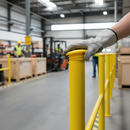 Dark Gray Premium Plastic Cap for 42.4mm Outside Diameter Tube - Ideal for 2.6-4mm Wall Thickness in Yellow