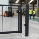 Gray High-Performance Position Detection Set for Gates - Adjustable Magnet with LED Activation and Dual Contact Options
