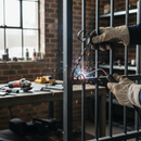 Black Premium S Scroll 120 x 350mm Twisted Flat Bar for Structural Applications - High-Quality Professional Grade for Industrial and Commercial Applications
