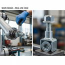 White Smoke Premium Heavy Duty Bolt for Worm Thread on Arm - Durable and Reliable Connection Component