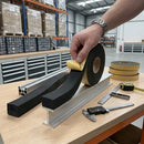 Tan Self-Adhesive Neoprene/EPDM Sponge Strip – Closed-Cell Rubber Sealing Tape