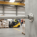 Dark Gray Premium Wall Flange for 42.4mm Slotted Tube - Heavy Duty Mounting Solution - High-Quality Professional Grade for Industrial and Commercial Applicat...