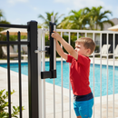 Light Gray Premium Child Safe Magnetic Latch for Gates - Weather Resistant, Durable Design with Strong Magnetic Force and Adjustable Features