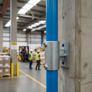 Slate Gray Professional Side Vertical Wall Support Fixing for 48.3mm Tube - Heavy Duty Connection Solution