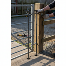 Dim Gray Premium 16mm Plain Top Drop Bolt Kit - 500mm Long Heavy Duty Security Solution - High-Quality Professional Grade for Industrial and Commercial Appl...
