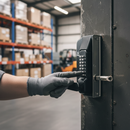 Dark Slate Gray Professional Heavy Duty Code Lock with Adjustable Latch Bolt for Metal Gates 30-60mm