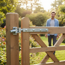 Dark Olive Green Premium Adjustable Gate Hinge with Nut M24 for Heavy Duty Applications, Maximum Weight Limit 700kg